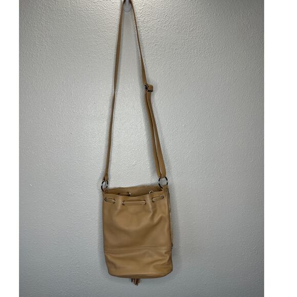 Saudara Carly Cowhide & Leather Silver Embellishment Bucket Bag - Picture 10 of 16